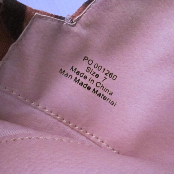 ANIMAL LEOPARD PRINT KNEE HIGH BOOTS; SZ 7 NEW - Picture 4 of 9